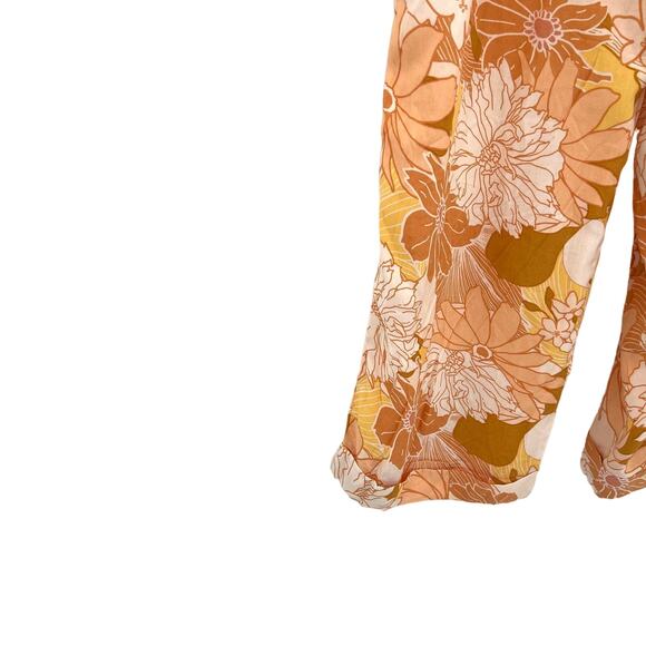 Petal + Pump oversized floral women’s overall jumpsuit romper - Picture 4 of 10